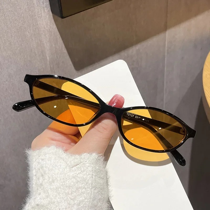 Yeni Retro Küçük Oval Güneş Gö - Sunglasses Cat Eye incelemesi ve fiyatı