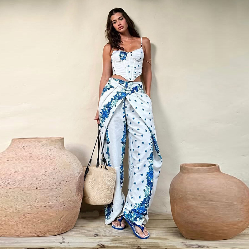 Seksi Baskılı Yelek Pantolon K - Romper Floral Print incelemesi ve fiyatı