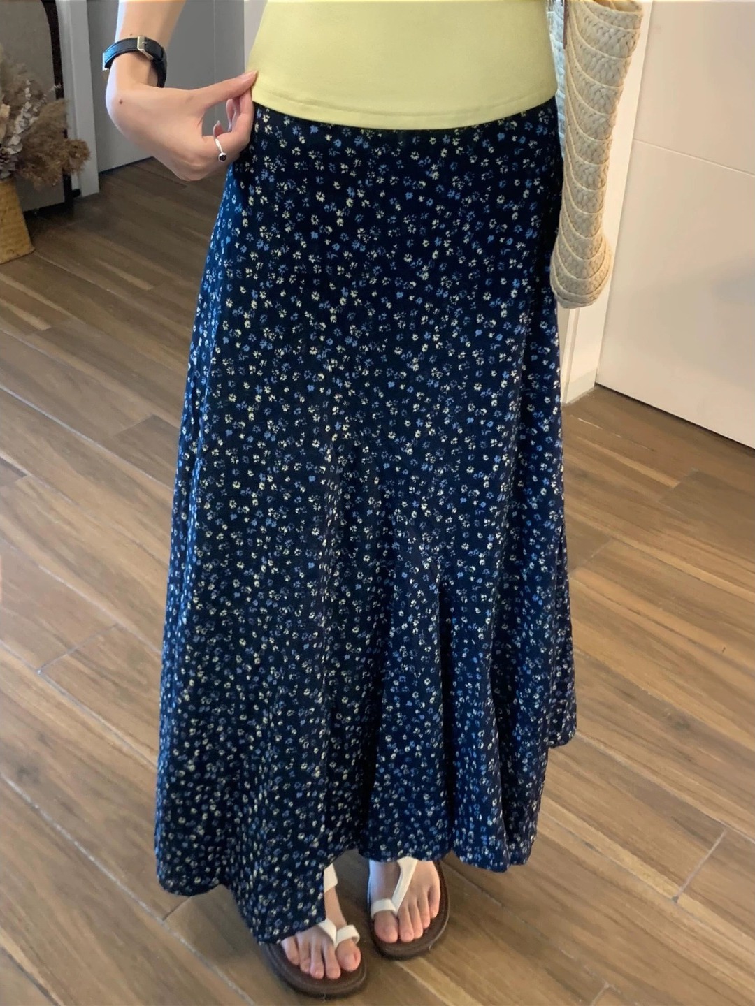 Artı Boyutu Çiçek Baskı A-Line - Midi Skirt Floral incelemesi ve fiyatı
