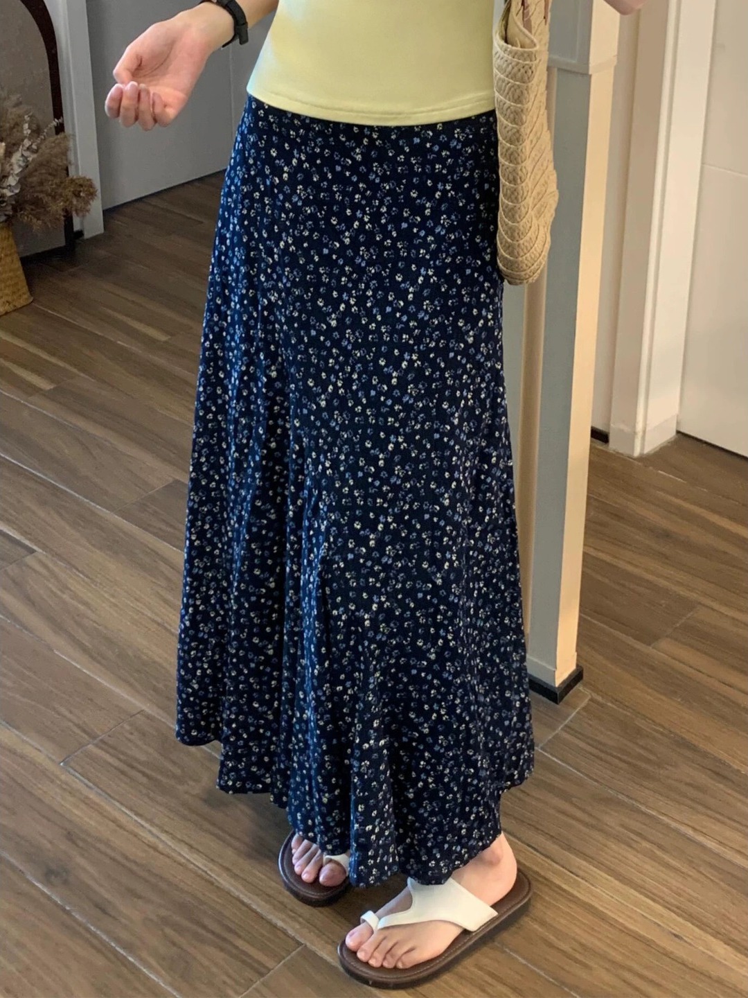Artı Boyutu Çiçek Baskı A-Line - Midi Skirt Floral incelemesi ve fiyatı
