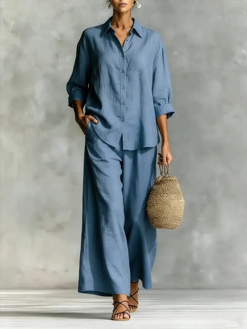 Kadın Yeni 7 Kollu Gömlek ve B - Linen Pant Wide incelemesi ve fiyatı