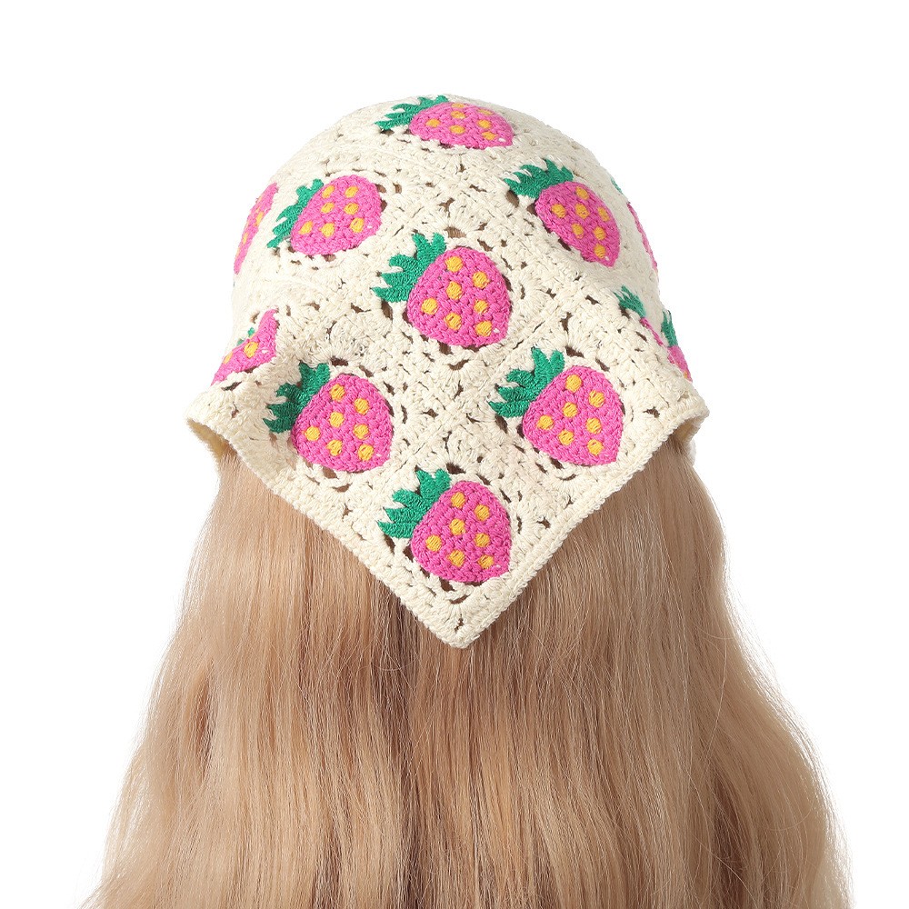 Vintage Dokuma Örgü Çiçek Üçge - Headband Summer Knit incelemesi ve fiyatı