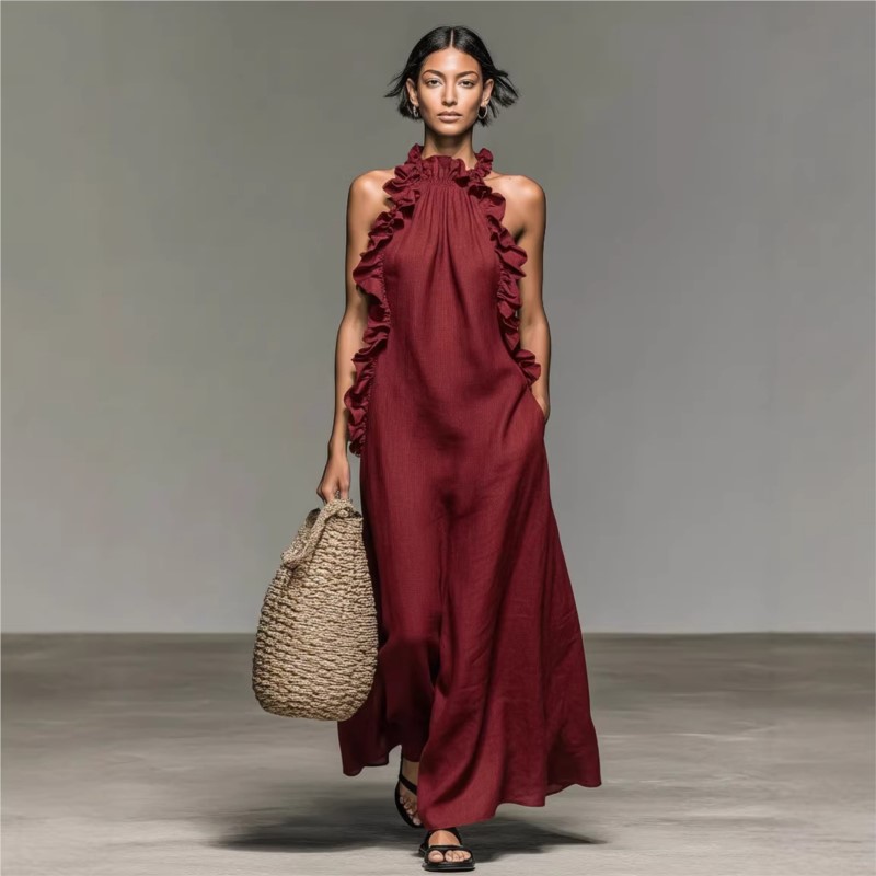 Kişiye Özel Kadın Seksi Halter - Maxi Dress Halter incelemesi ve fiyatı